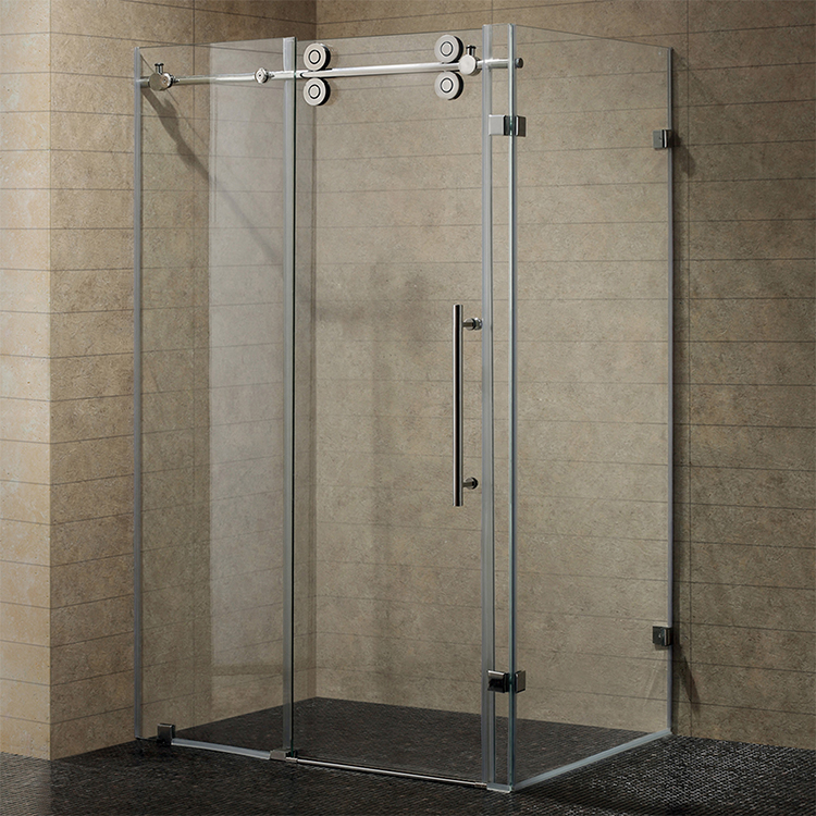 Hot sale bathroom shower cabin prefab tempered glass sliding shower room