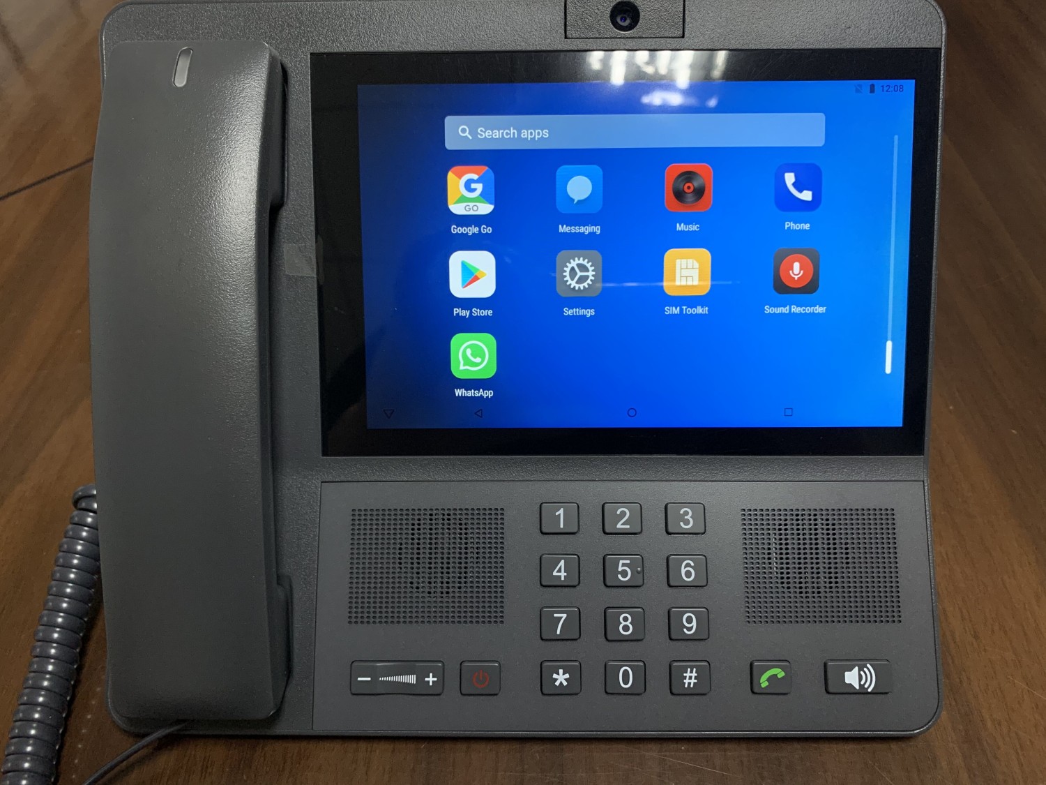 LS-830 4G LTE Smart Android Fixed Wireless Desktop Phone 8 Inch Screen Video Cordless Phone with VoLTE WIFI BT and WIFI HOTSPOT