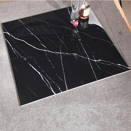 White and Black nano polished porcelain floor tile