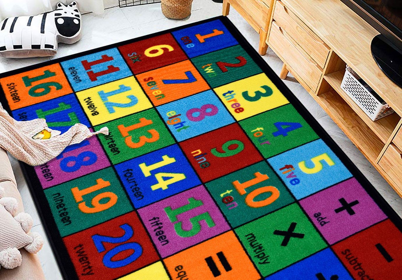 Rosetta Kid's room rug double face