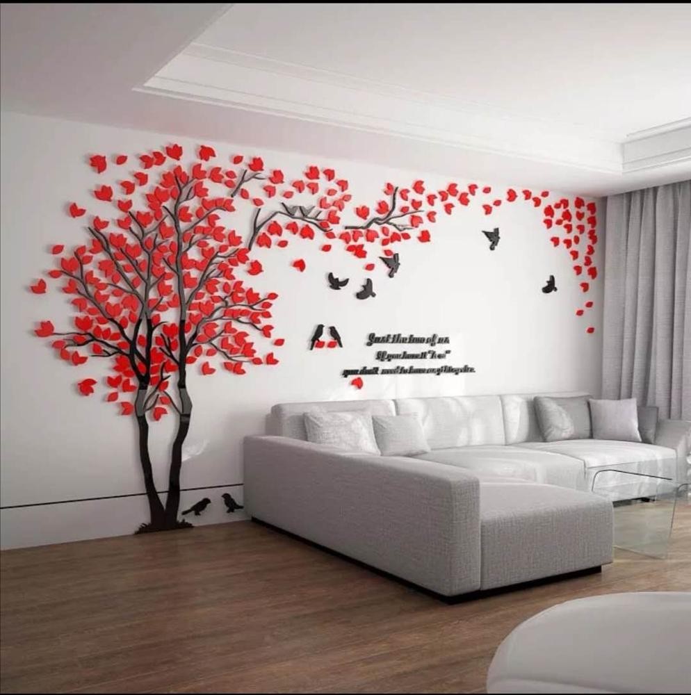 Wholesale Acrylic Laser Cutting 3D Wall Art Home Decor